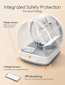 自動猫トイレ ホワイト クリーニングセット付き Amazon | 自動猫用トイレ(猫トイレ) | Meowant | トイレ本体 通販